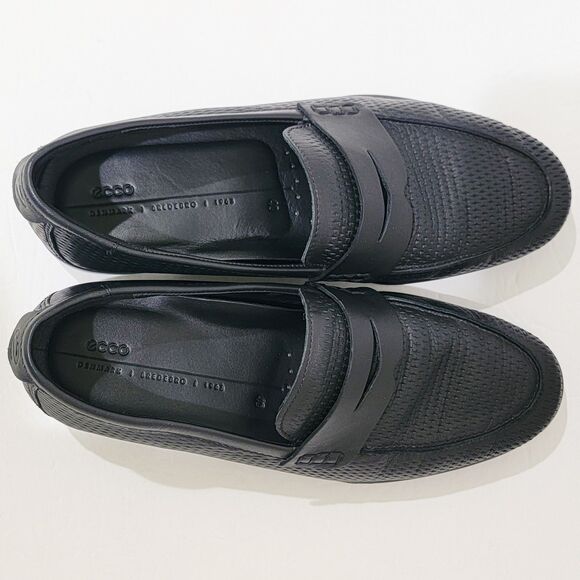 Ecco Citytray Lite Penny Loafers Mens EU 40 Size 6-6.5 Embossed Textured Shoes main image 12